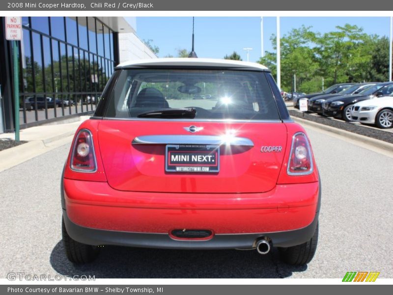 Chili Red / Grey/Black 2008 Mini Cooper Hardtop