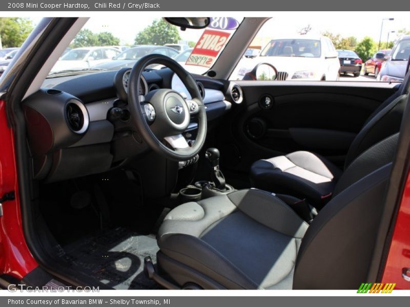 Chili Red / Grey/Black 2008 Mini Cooper Hardtop