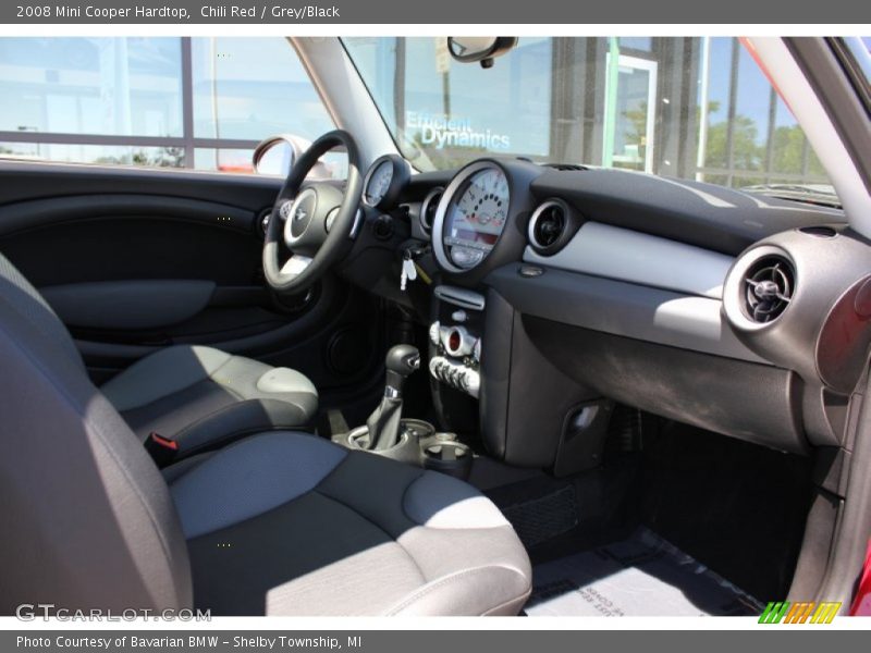 Chili Red / Grey/Black 2008 Mini Cooper Hardtop