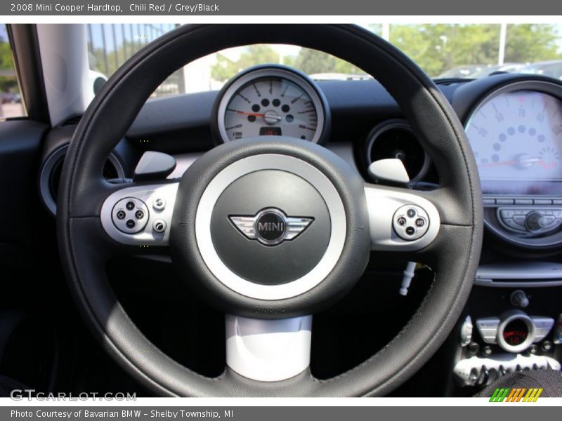 Chili Red / Grey/Black 2008 Mini Cooper Hardtop