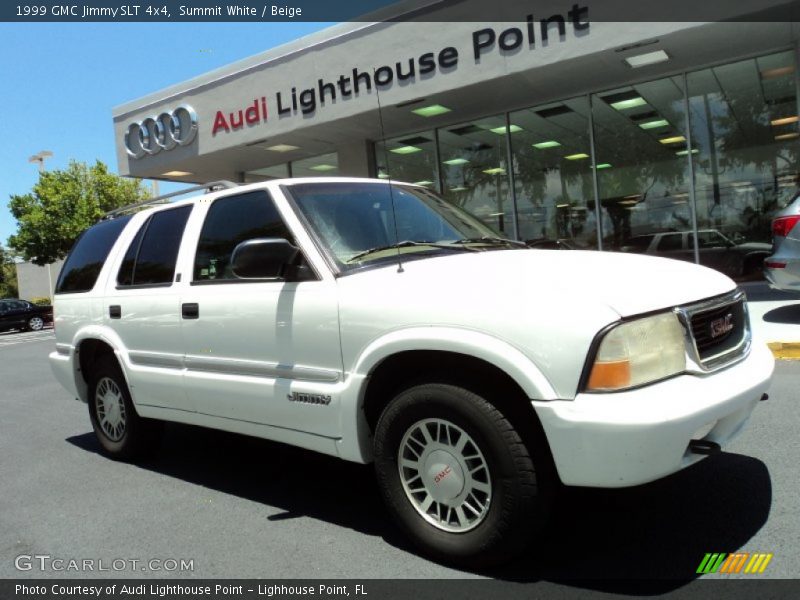 Summit White / Beige 1999 GMC Jimmy SLT 4x4