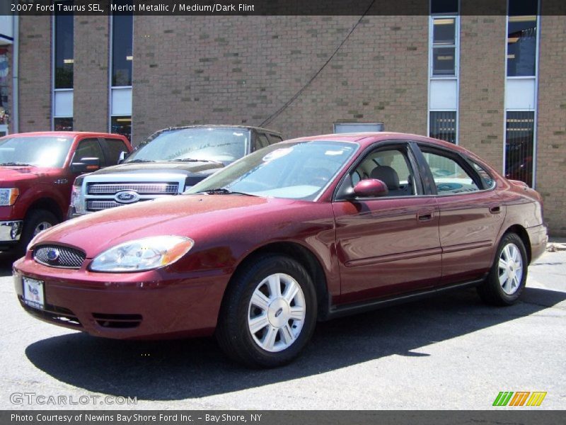 Merlot Metallic / Medium/Dark Flint 2007 Ford Taurus SEL