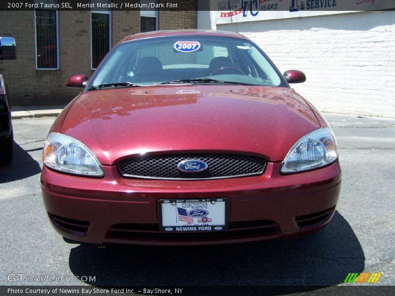 Merlot Metallic / Medium/Dark Flint 2007 Ford Taurus SEL