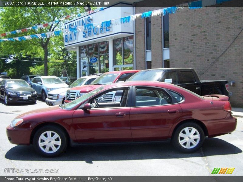 Merlot Metallic / Medium/Dark Flint 2007 Ford Taurus SEL