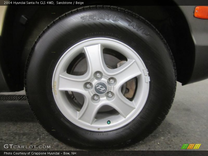 Sandstone / Beige 2004 Hyundai Santa Fe GLS 4WD