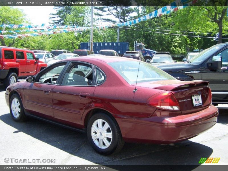 Merlot Metallic / Medium/Dark Flint 2007 Ford Taurus SEL