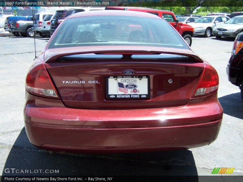 Merlot Metallic / Medium/Dark Flint 2007 Ford Taurus SEL