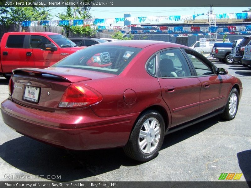 Merlot Metallic / Medium/Dark Flint 2007 Ford Taurus SEL