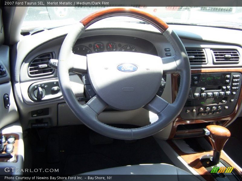 Merlot Metallic / Medium/Dark Flint 2007 Ford Taurus SEL