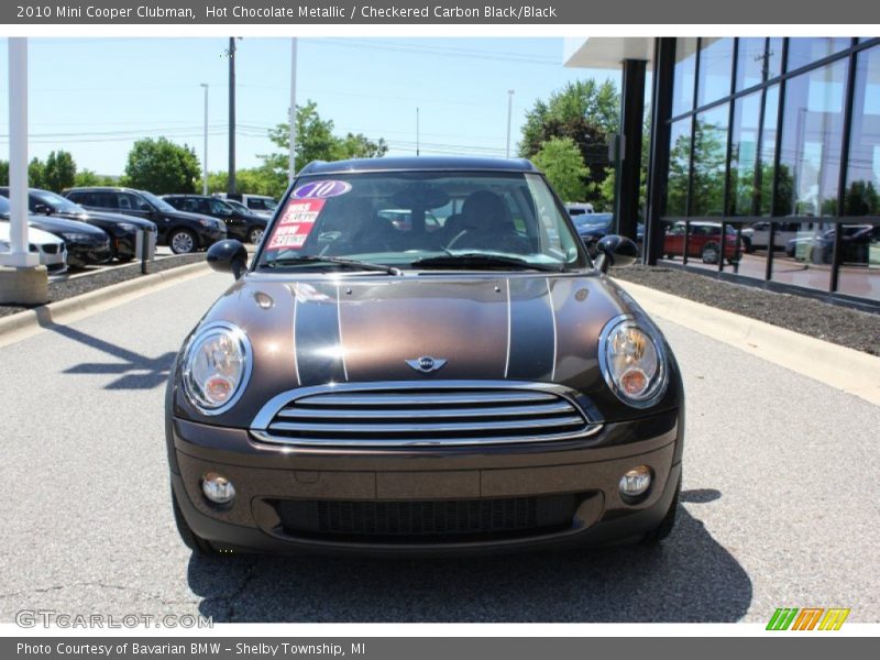 Hot Chocolate Metallic / Checkered Carbon Black/Black 2010 Mini Cooper Clubman