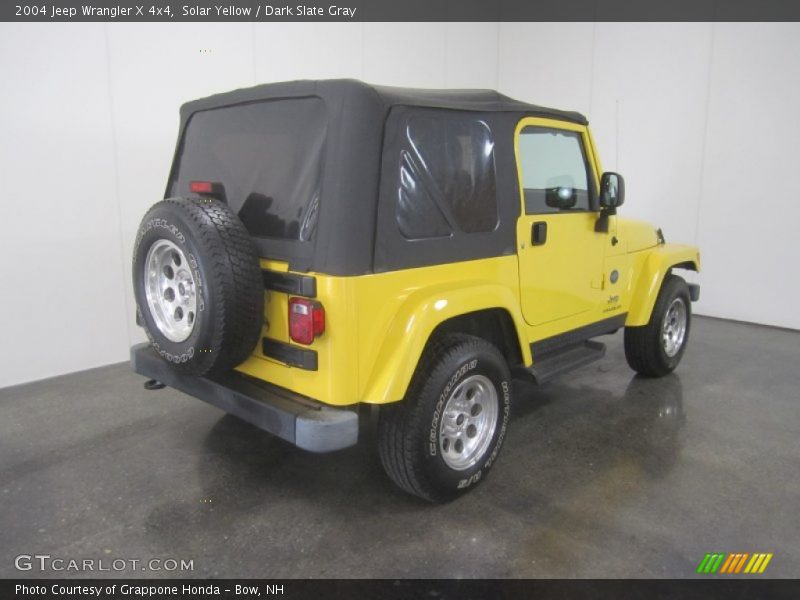 Solar Yellow / Dark Slate Gray 2004 Jeep Wrangler X 4x4