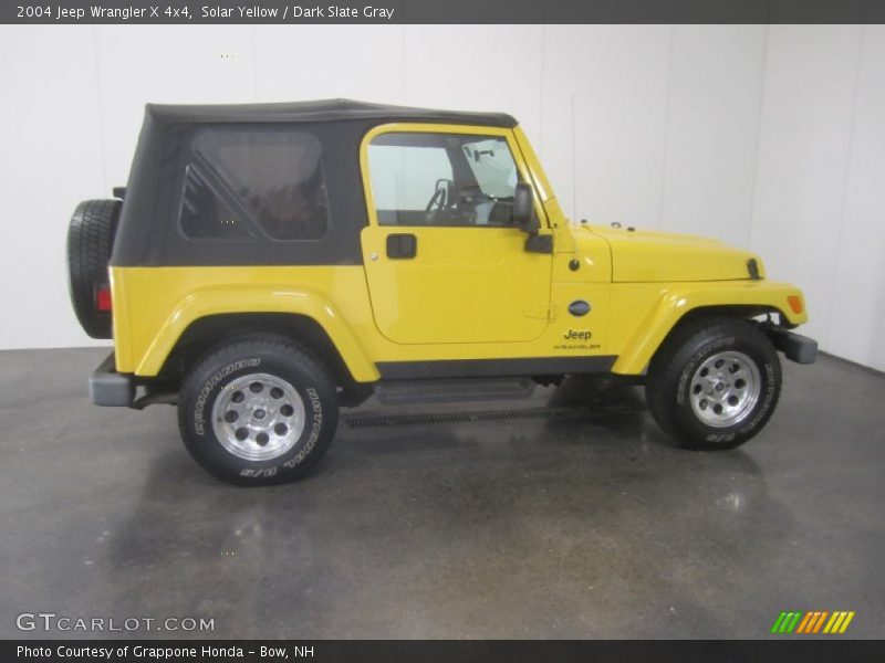 Solar Yellow / Dark Slate Gray 2004 Jeep Wrangler X 4x4
