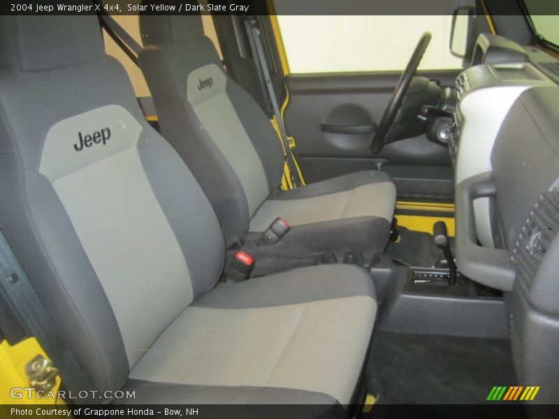 Solar Yellow / Dark Slate Gray 2004 Jeep Wrangler X 4x4