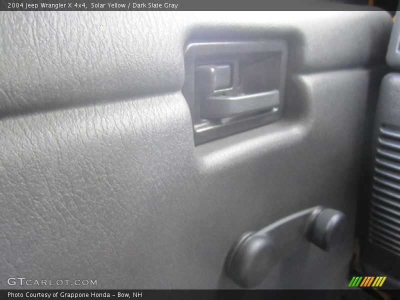 Solar Yellow / Dark Slate Gray 2004 Jeep Wrangler X 4x4