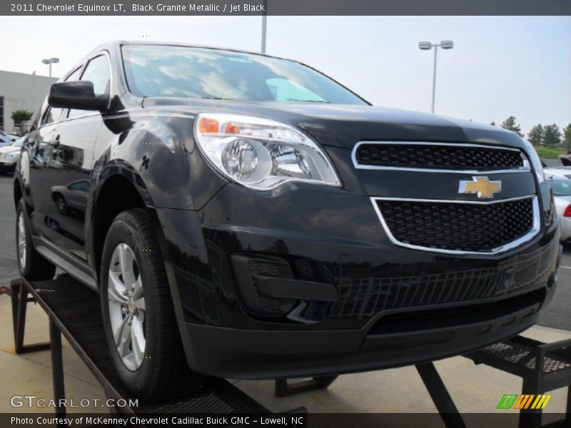 Black Granite Metallic / Jet Black 2011 Chevrolet Equinox LT