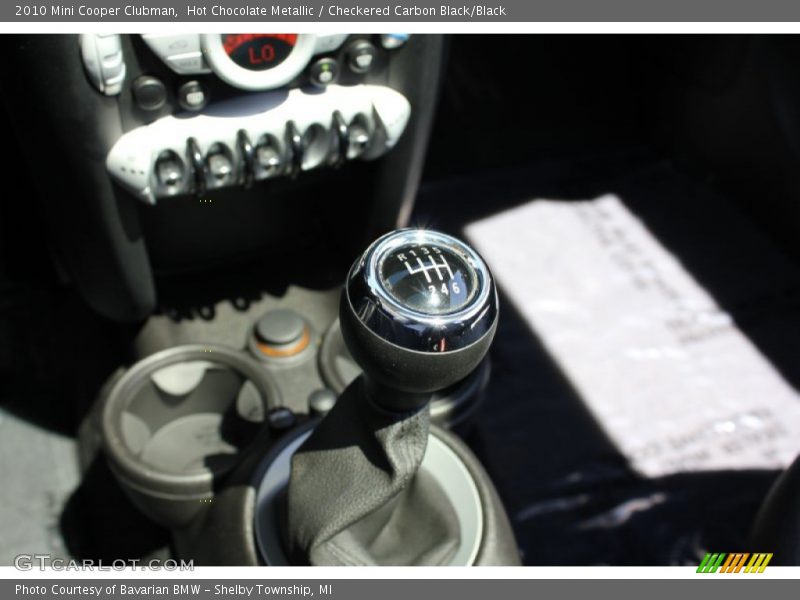 Hot Chocolate Metallic / Checkered Carbon Black/Black 2010 Mini Cooper Clubman