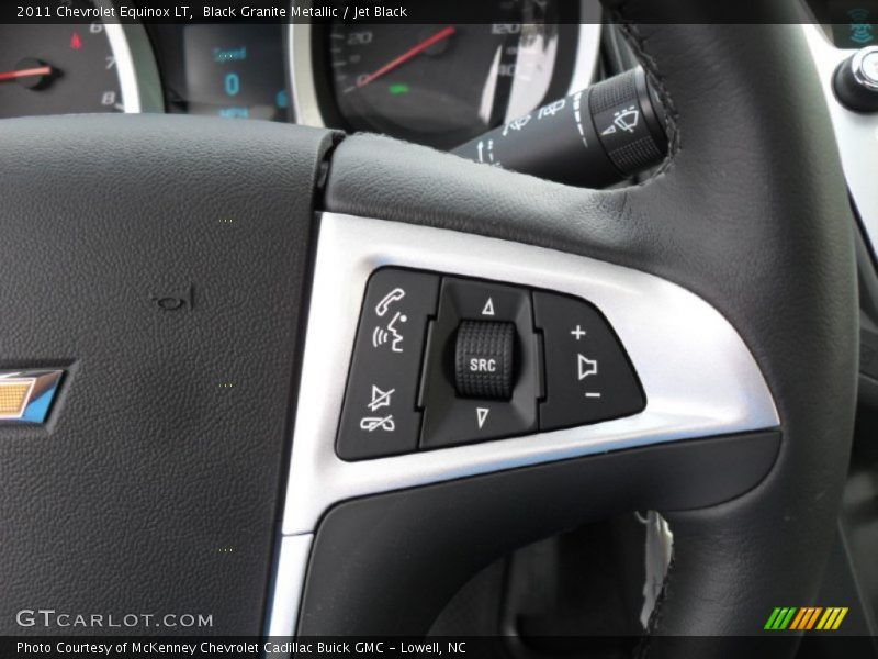 Black Granite Metallic / Jet Black 2011 Chevrolet Equinox LT