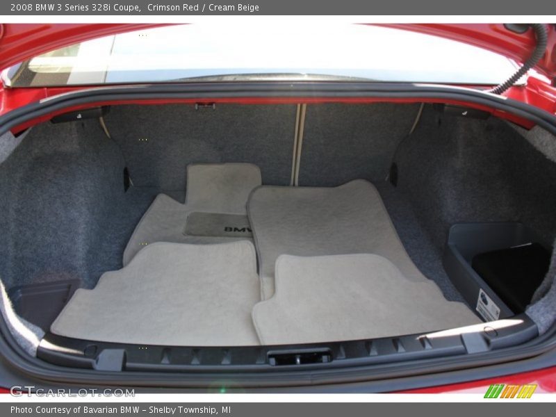 Crimson Red / Cream Beige 2008 BMW 3 Series 328i Coupe