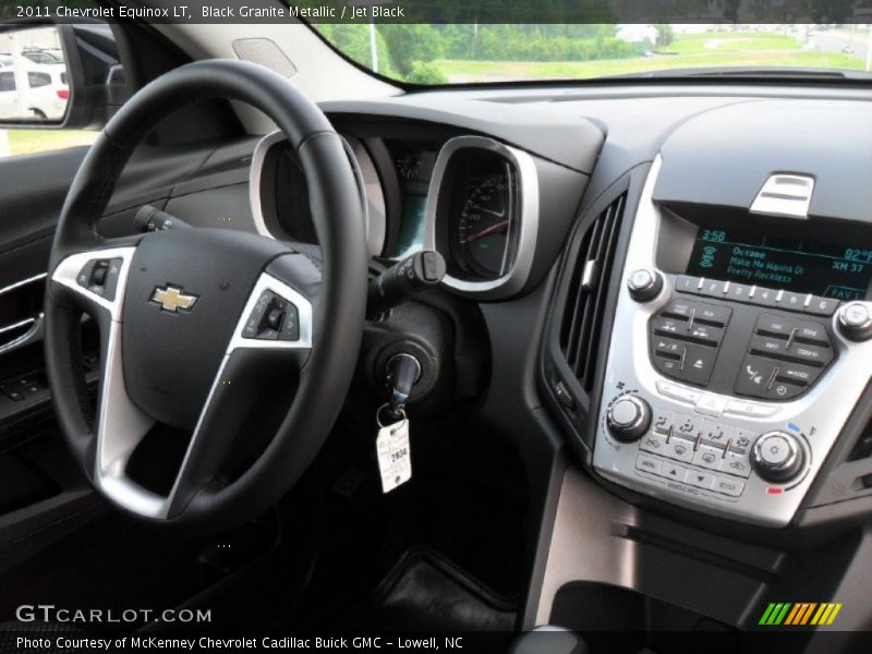 Black Granite Metallic / Jet Black 2011 Chevrolet Equinox LT
