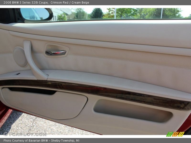 Crimson Red / Cream Beige 2008 BMW 3 Series 328i Coupe