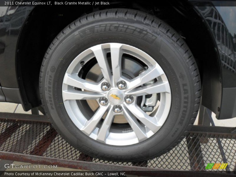 Black Granite Metallic / Jet Black 2011 Chevrolet Equinox LT