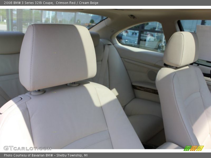 Crimson Red / Cream Beige 2008 BMW 3 Series 328i Coupe