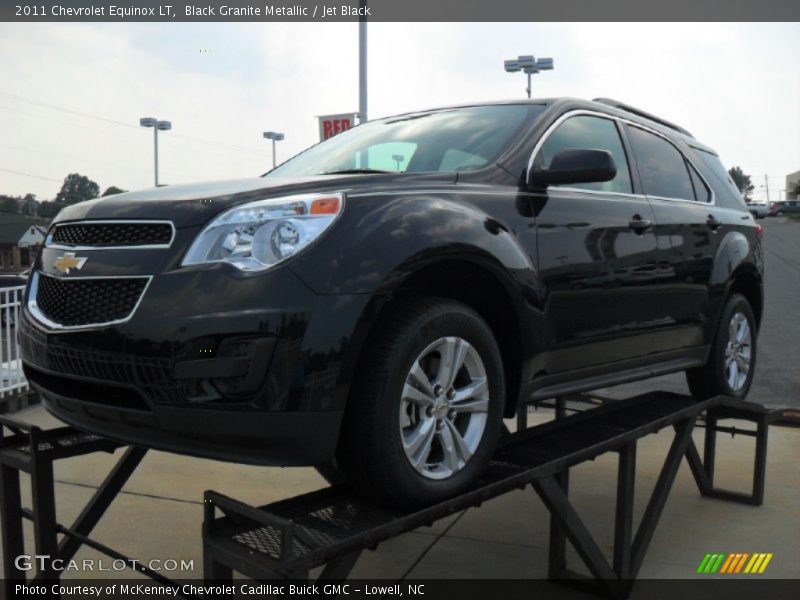 Black Granite Metallic / Jet Black 2011 Chevrolet Equinox LT