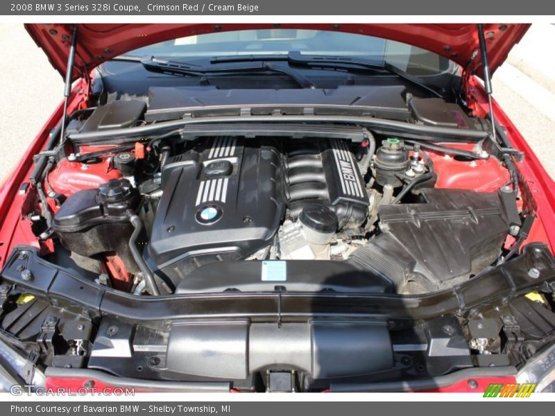 Crimson Red / Cream Beige 2008 BMW 3 Series 328i Coupe