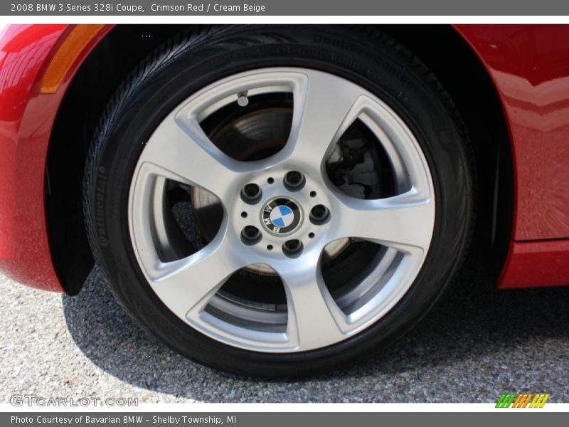 Crimson Red / Cream Beige 2008 BMW 3 Series 328i Coupe