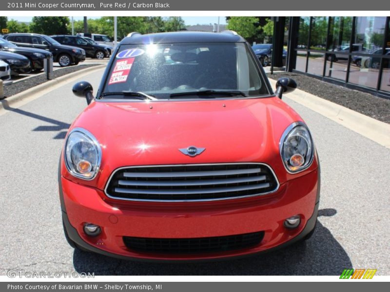 Pure Red / Carbon Black 2011 Mini Cooper Countryman