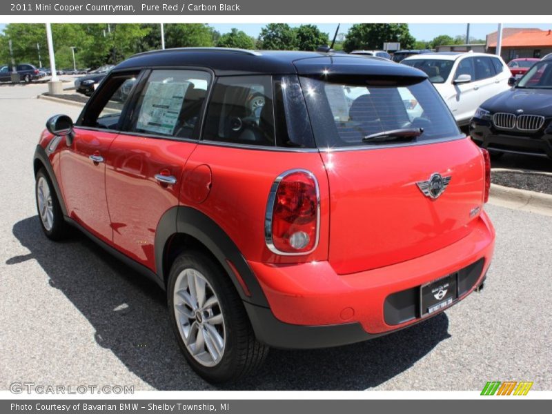 Pure Red / Carbon Black 2011 Mini Cooper Countryman