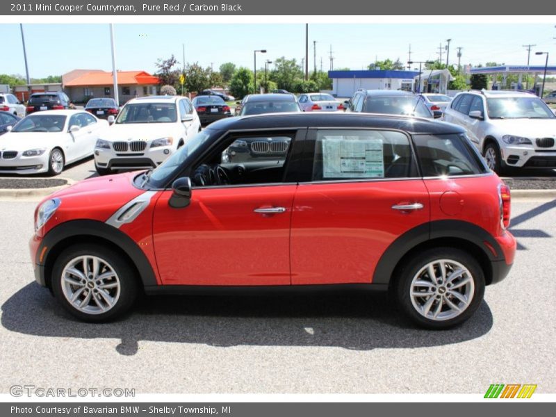 Pure Red / Carbon Black 2011 Mini Cooper Countryman