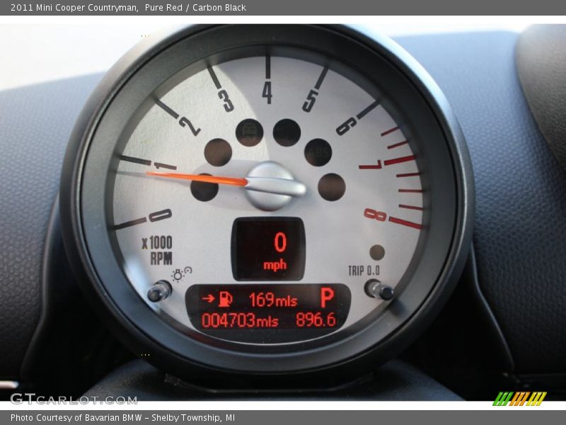 Pure Red / Carbon Black 2011 Mini Cooper Countryman