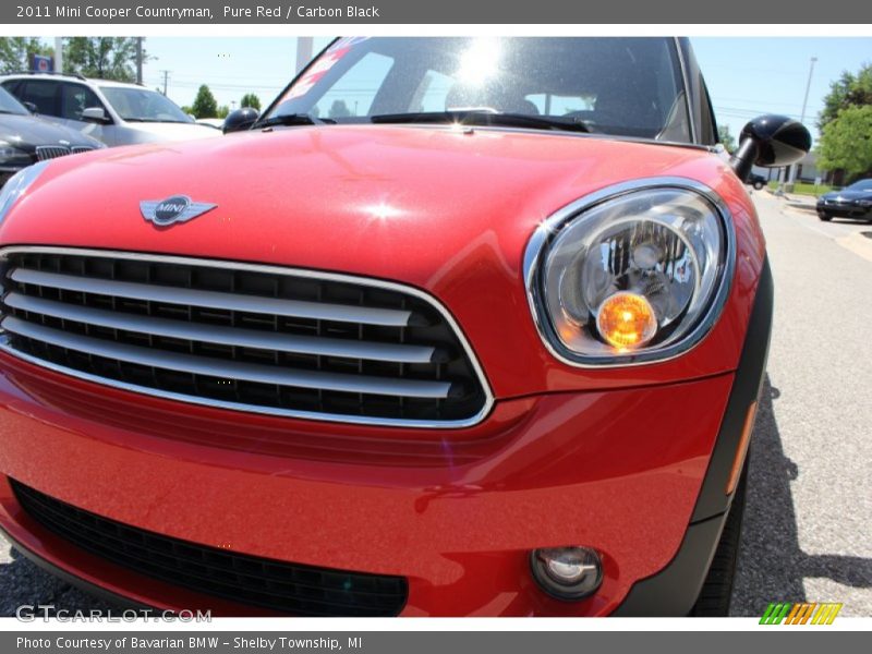 Pure Red / Carbon Black 2011 Mini Cooper Countryman