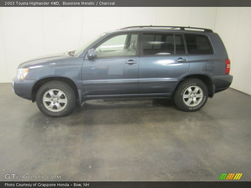 Bluestone Metallic / Charcoal 2003 Toyota Highlander 4WD