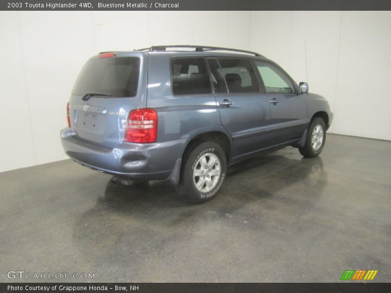 Bluestone Metallic / Charcoal 2003 Toyota Highlander 4WD