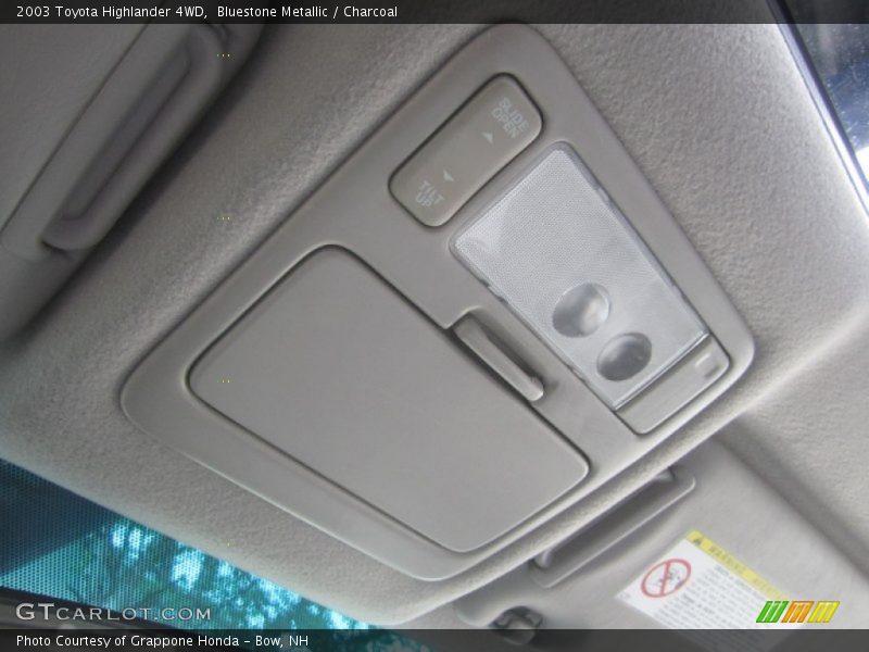 Bluestone Metallic / Charcoal 2003 Toyota Highlander 4WD