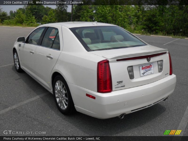 White Diamond Tricoat / Cashmere 2009 Cadillac STS V6