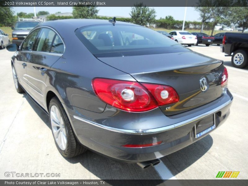 Island Gray Metallic / Black 2012 Volkswagen CC Sport