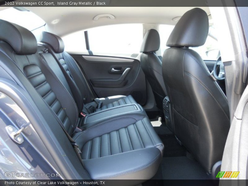 Island Gray Metallic / Black 2012 Volkswagen CC Sport