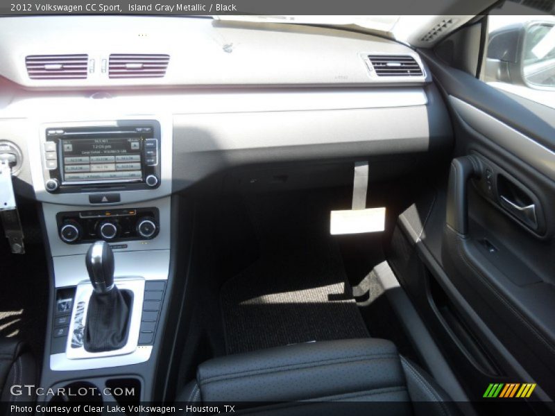 Island Gray Metallic / Black 2012 Volkswagen CC Sport