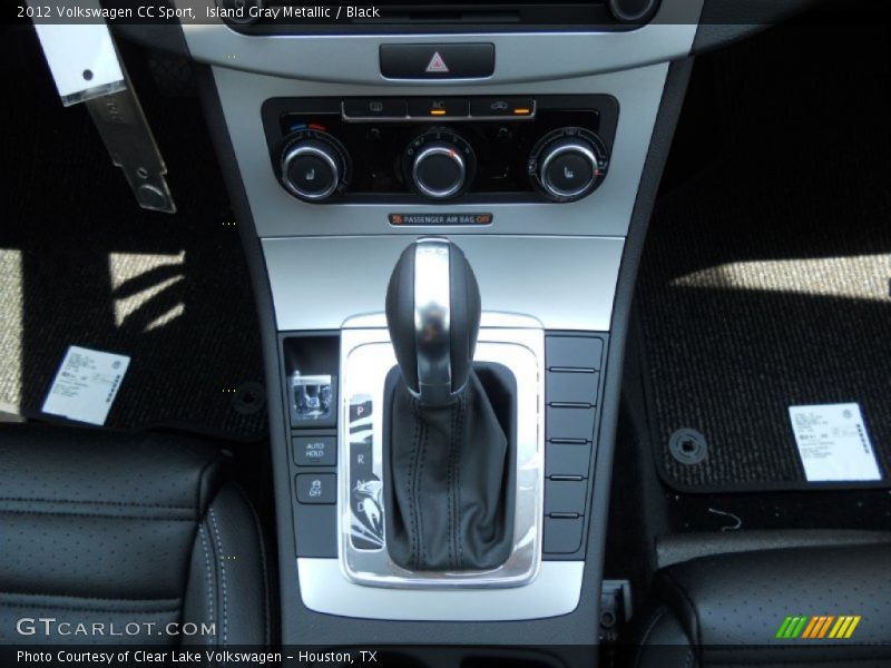 Island Gray Metallic / Black 2012 Volkswagen CC Sport