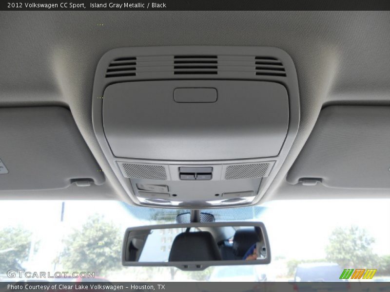Island Gray Metallic / Black 2012 Volkswagen CC Sport
