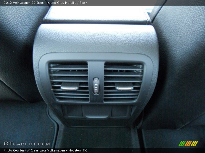 Island Gray Metallic / Black 2012 Volkswagen CC Sport
