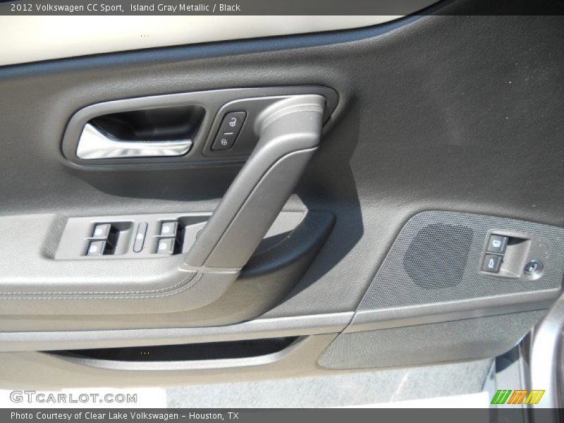 Island Gray Metallic / Black 2012 Volkswagen CC Sport