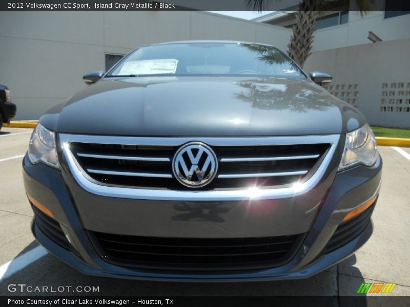 Island Gray Metallic / Black 2012 Volkswagen CC Sport