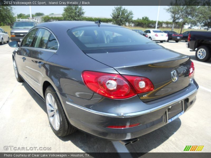 Island Gray Metallic / Black 2012 Volkswagen CC Sport