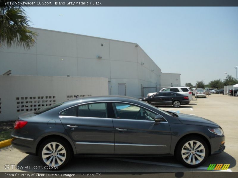 Island Gray Metallic / Black 2012 Volkswagen CC Sport