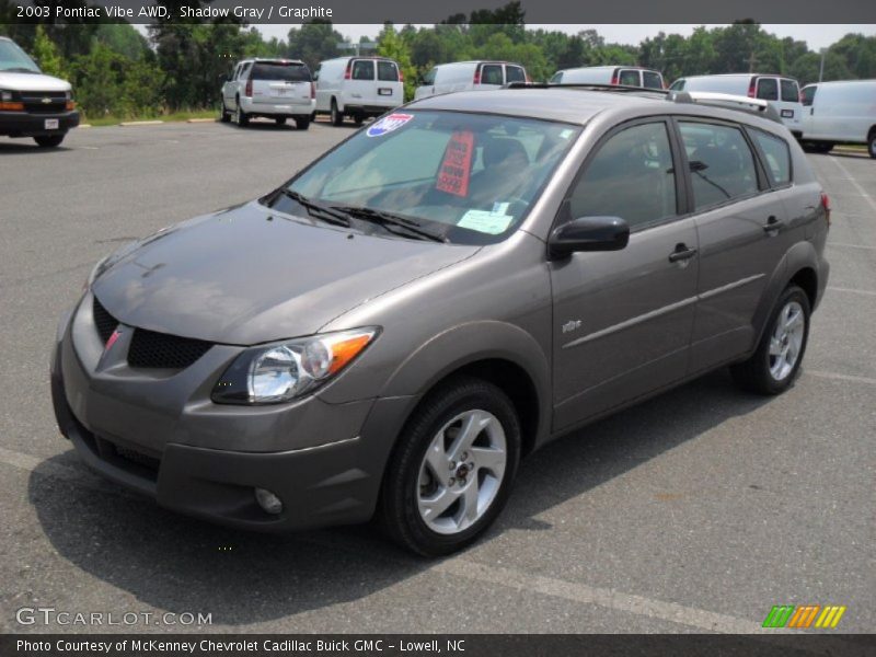 Shadow Gray / Graphite 2003 Pontiac Vibe AWD