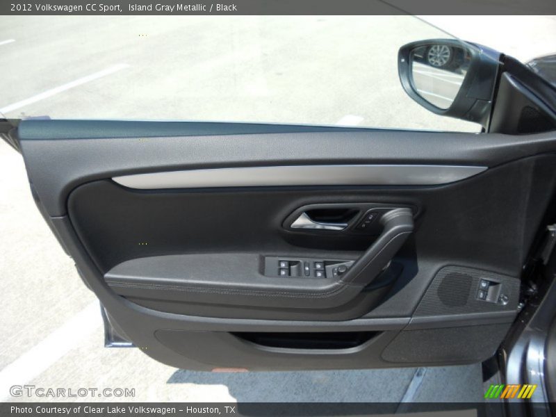 Island Gray Metallic / Black 2012 Volkswagen CC Sport